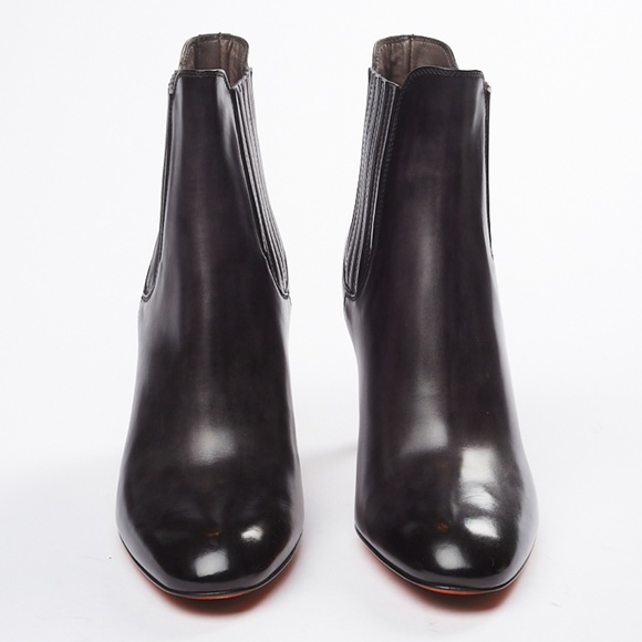 ❌ NWT Santoni French Cut Black Leather Boot - Picture 6 of 8